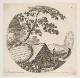 Frammenti da monumenti antichi, da Paesaggi e rovine romane