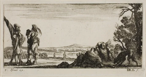 Tavola sette da Disegni di diversi movimenti di soldati