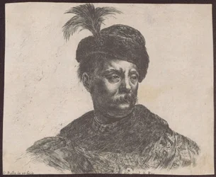Studio di un nobile polacco in forma di busto, dalla serie "Principii del disegno"
