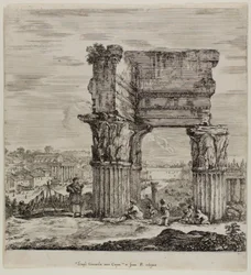 Tempio della Concordia e il Foro Romano