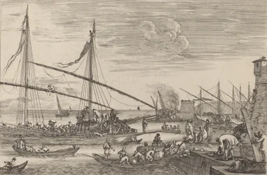 Le fortificazioni di Livorno, probabilmente c. 1654-1655