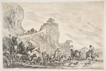 Il viaggio di Giacobbe in Egitto, ca. 1647
