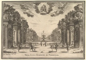 Terza scena, il giardino di Venere, da 