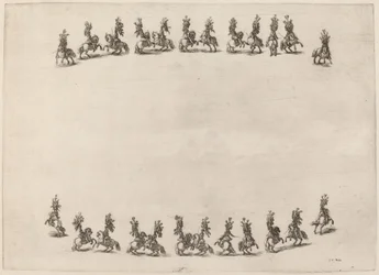 Ventiquattro cavalieri festanti, 1652