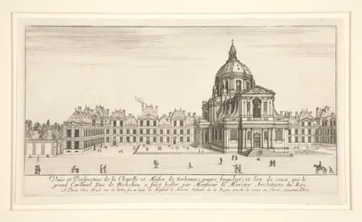 Veue et Perspective de la Chapelle et Maison de Sorbonne