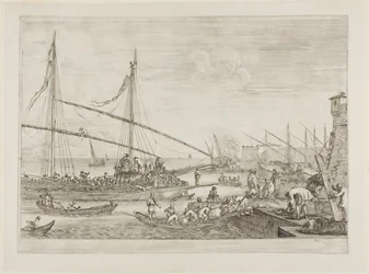 Veduta delle Fortificazioni, da Vedute del Porto di Livorno