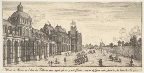 Veduta della cupola del Palazzo delle Tuileries, da Varie vedute di luoghi notevoli, 1649-51