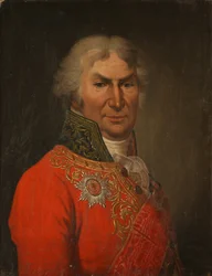 Ritratto del poeta conte Dmitry Khvostov 1810-1889, ca 1808