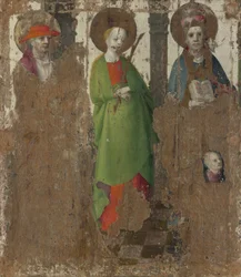 Tre santi, c. 1450