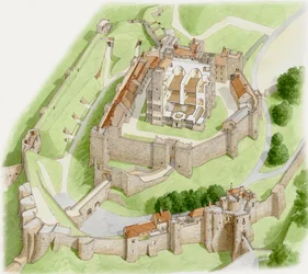 Castello di Dover oggi, c.1945-2023