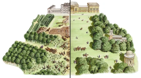 Lo sviluppo dei giardini paesaggistici di Stowe, Buckinghamshire, c.1741-1780