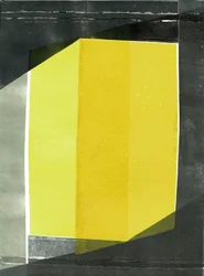 Obliquo I, 2020, monostampa su carta