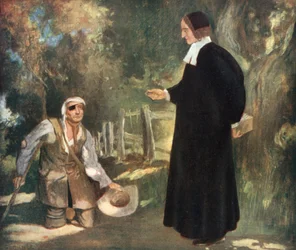 Vescovo Ken e un Mendicante