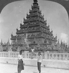 Pagoda Arakan, Mandalay, Birmania, 1908