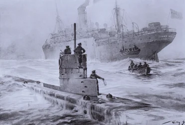 Affondamento della nave mercantile britannica Linda Blanche da parte del sottomarino tedesco U-21 al largo di Liverpool, Prima Guerra Mondiale, 30 gennaio 1915