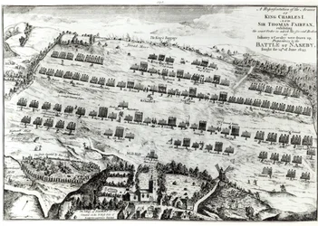 Preparazione per la Battaglia di Naseby, combattuta il 14 giugno 1645, pubblicata in 