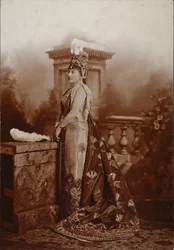 Louise, Duchessa di Devonshire, come Zenobia, Regina di Palmira, Il Ballo del Giubileo di Diamante della Duchessa di Devonshire a Devonshire House