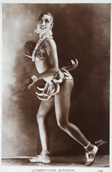 Arte. Intrattenimento. Josephine Baker al Folies Bergère, Parigi. Foto di Walery, Francia, c.1925-30