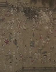 Cento bambini che giocano, 1100-1200