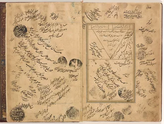 Colophon dal manoscritto di "Gulistan" di Sa