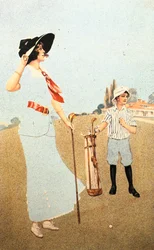 La signora e il caddy
