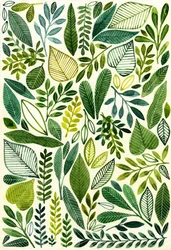Miscela di foglie botaniche