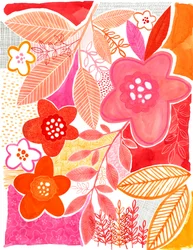 Fiori botanici dai colori vivaci