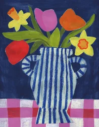 Fiori primaverili dai colori vivaci