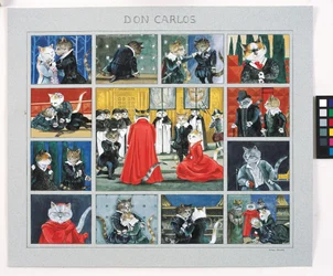 Illustrazione da Cats Galore! A Compendium of Cultured Cats (pub. 2015)