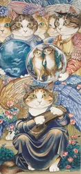 Illustrazione da Cats Galore! A Compendium of Cultured Cats (pub. 2015)