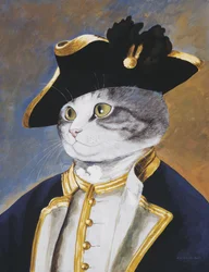 Illustrazione da Cats Galore! A Compendium of Cultured Cats (pub. 2015)