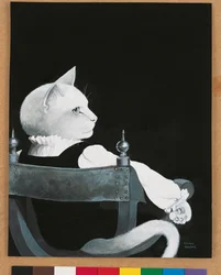 Illustrazione da Cats Galore! A Compendium of Cultured Cats