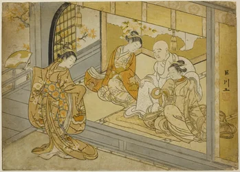 Hotoke Gozen che danza davanti a Taira no Kiyomori