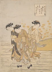 Fiume Gioiello a Ide Ide no Tamagawa, ca. 1768