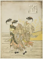 Il fiume gioiello a Ide (Ide no Tamagawa), da una serie senza titolo di Sei fiumi gioiello