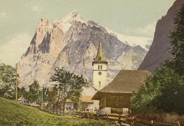 Berner Oberland: Grindelwald con chiesa