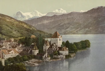 Berner Oberland: Oberhofen (foto colorata)