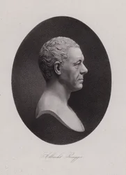 Albrecht Rengger, medico svizzero e secondo Landammann della Svizzera (incisione)