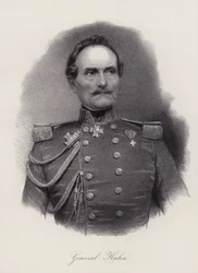 Emanuel Hahn, generale svizzero (incisione)