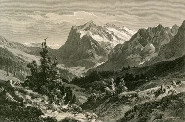 Vicino a Grindelwald, Oberland Bernese