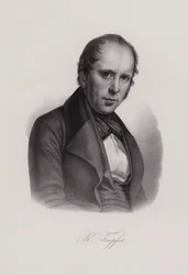 Rodolphe Topffer, insegnante e artista svizzero (incisione)