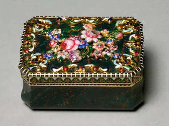 Tabacchiera, attribuita a miniatura dipinta da Jean-Louis Richter