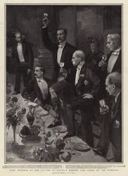 Lord Roberts alla Cena degli Scouts di Lovat, il Brindisi della Sera