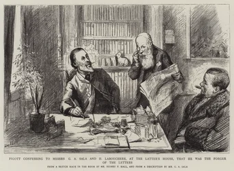 Pigott confessa a Messers G A Sala e H Labouchere, a casa di quest