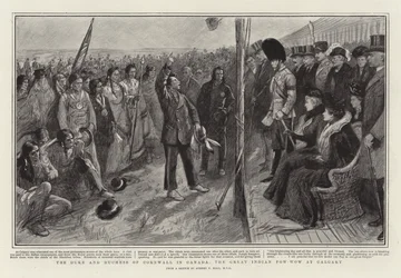 Il Duca e la Duchessa di Cornovaglia in Canada, il Grande Pow-Wow Indiano a Calgary