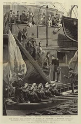 Il principe e la principessa del Galles in Danimarca, L