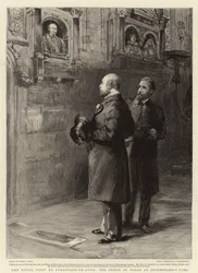 La visita reale a Stratford-on-Avon, il Principe di Galles alla tomba di Shakespeare