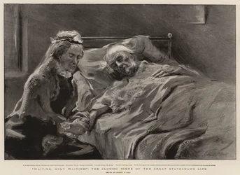 Aspettando, solo aspettando!, la scena finale della vita del grande statista