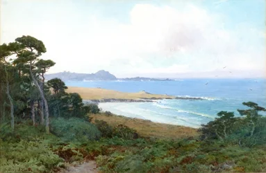 Veduta della baia di Monterey