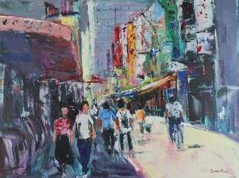 Tokyo Day Out, 2024 (acrilico)